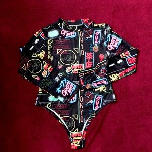 Graphic design bodysuit